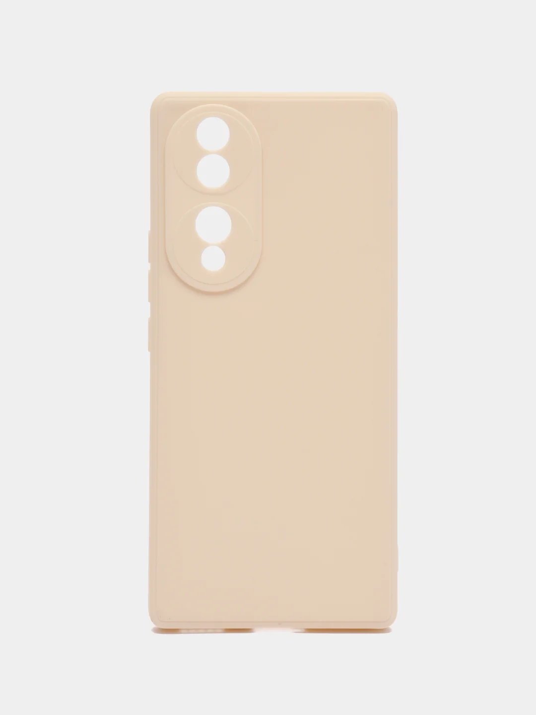 Молочный силиконовый чехол для Honor 70 (Хонор 70) прозрачный