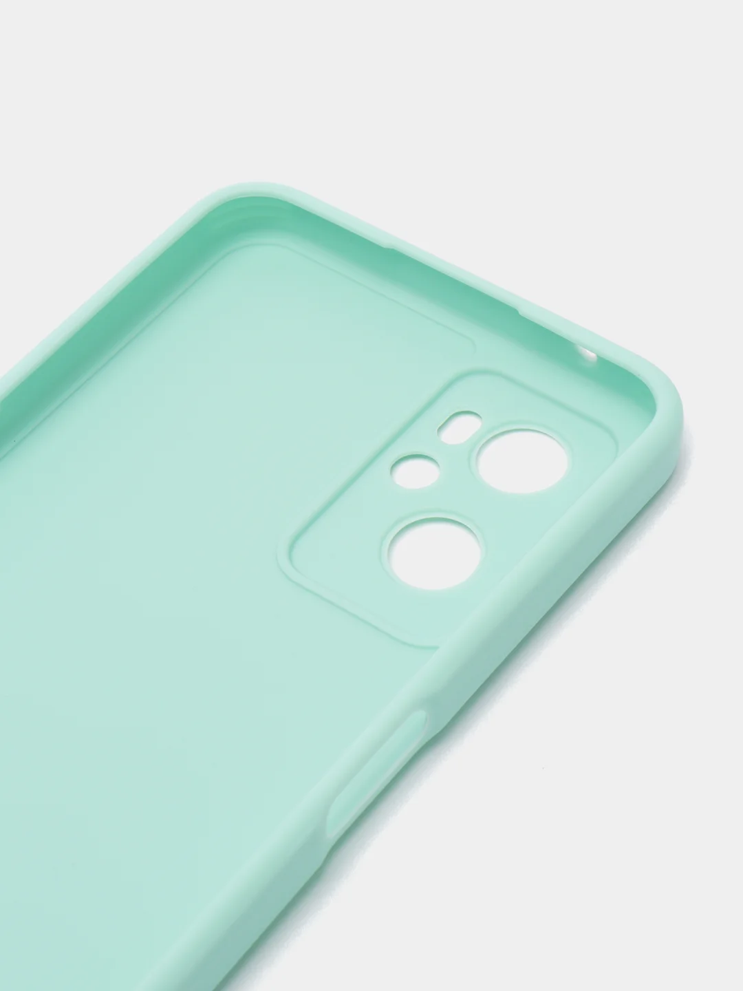Мятный силиконовый чехол для Realme 9i 4G / Oppo A96, (Реалми 9Ай / Оппо А96), прозрачный