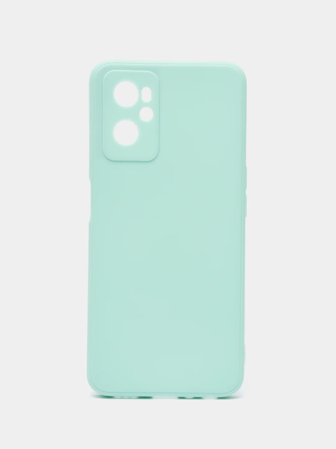 Мятный силиконовый чехол для Realme 9i 4G / Oppo A96, (Реалми 9Ай / Оппо А96), прозрачный