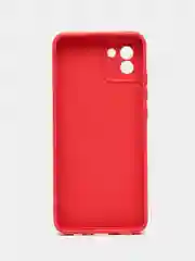 Коралловый силиконовый чехол Samsung Galaxy A03 (Самсунг Галакси А03) прозрачный