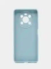 Светло-синий силиконовый чехол для Honor X9 (Хонор Х9), прозрачный