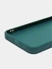 Тёмно-зелёный силиконовый чехол для Tecno POVA 4 PRO (Техно Пова 4 ПРО), прозрачный