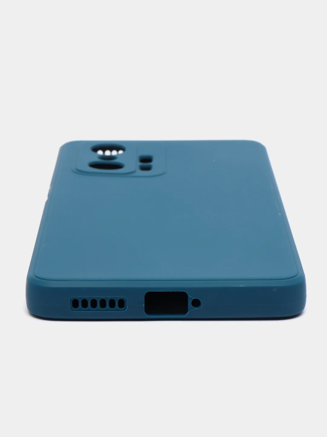 Синий чехол для Xiaomi Mi 11T и 11T Pro (Сяоми Ми 11Т, 11Т Про), матовый, силиконовый