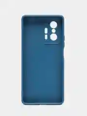 Синий чехол для Xiaomi Mi 11T и 11T Pro (Сяоми Ми 11Т, 11Т Про), матовый, силиконовый