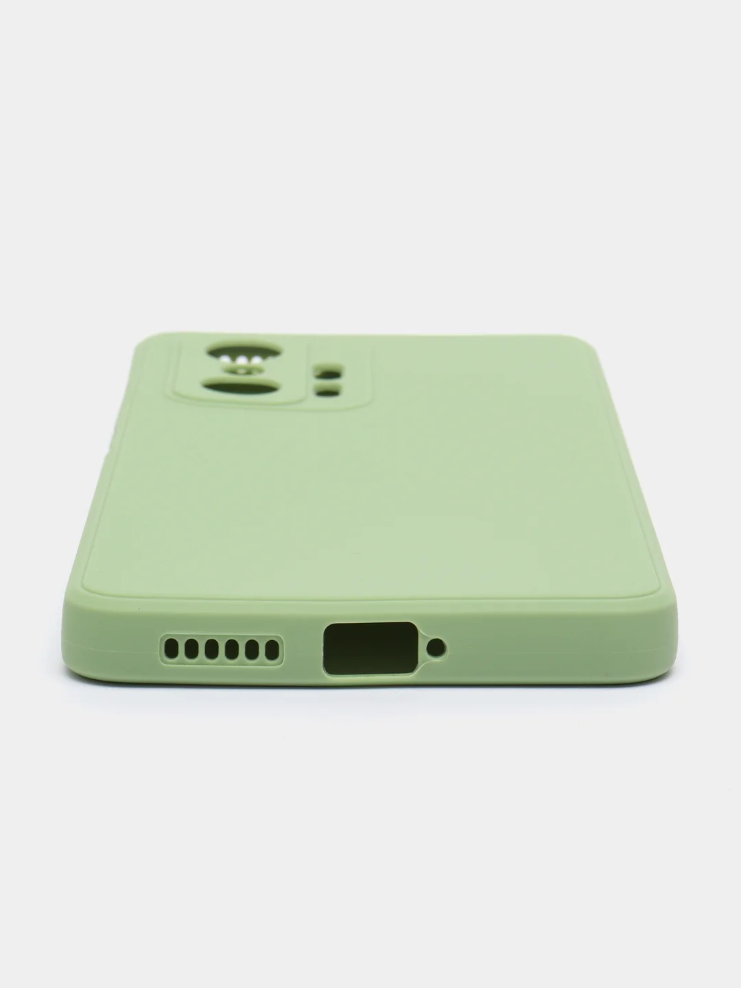 Зеленый чехол для Xiaomi Mi 11T и 11T Pro (Сяоми Ми 11Т, 11Т Про), матовый, силиконовый