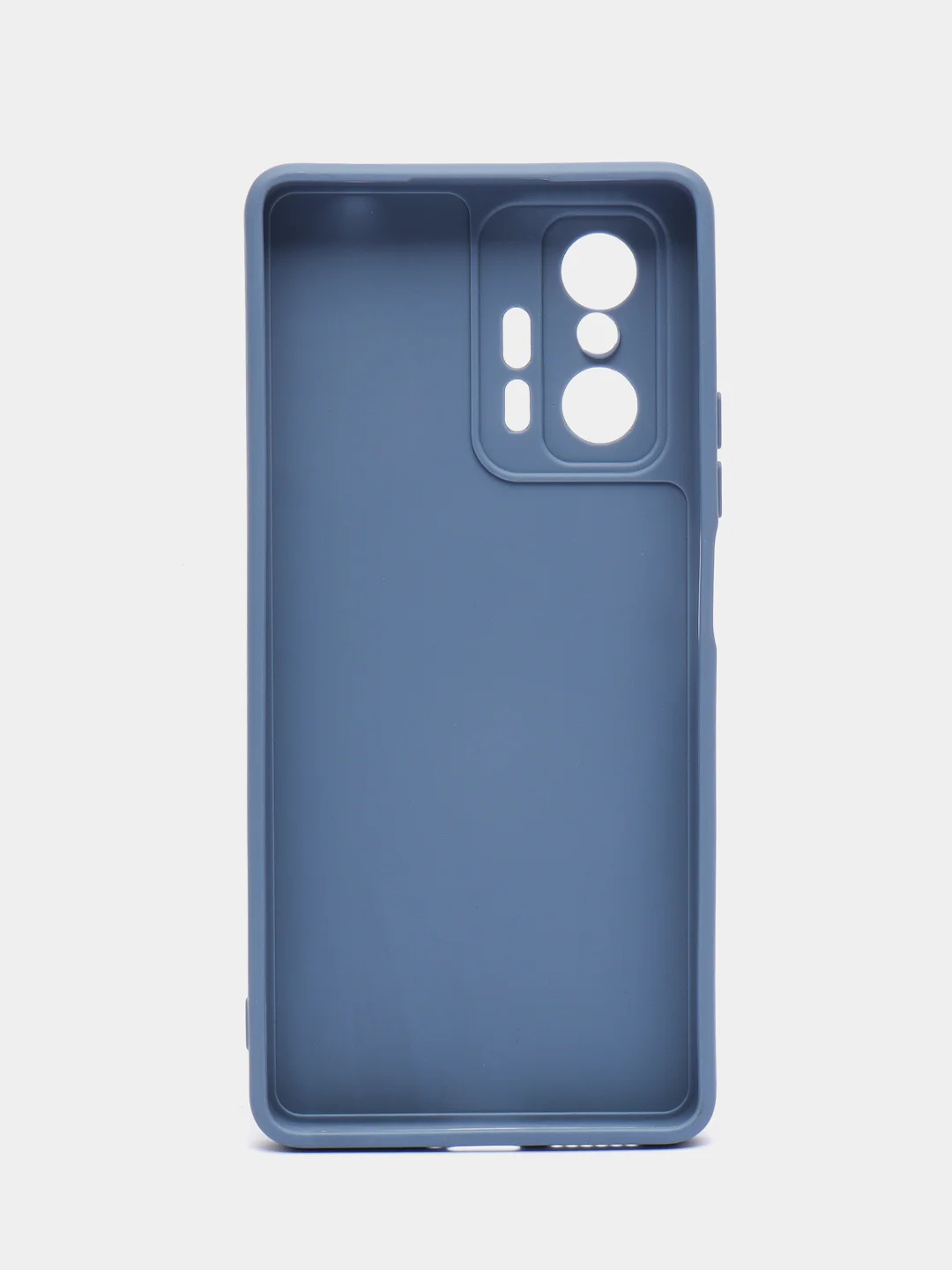 Синий меланж чехол для Xiaomi Mi 11T и 11T Pro (Сяоми Ми 11Т, 11Т Про), матовый, силиконовый