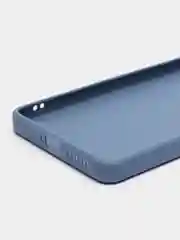 Синий меланж чехол для Xiaomi Mi 11T и 11T Pro (Сяоми Ми 11Т, 11Т Про), матовый, силиконовый