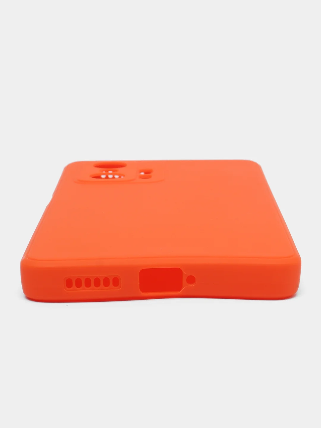 Оранжевый чехол для Xiaomi Mi 11T и 11T Pro (Сяоми Ми 11Т, 11Т Про), матовый, силиконовый