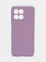 Лавандовый силиконовый чехол для Honor X8 5G, Honor X6 (Хонор Х8 5Г, Х6), прозрачный