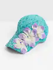 Бирюзовый кепка женская