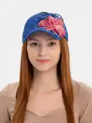 Индиго кепка женская