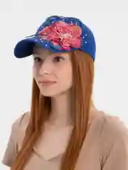 Индиго кепка женская