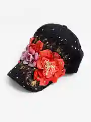 Черный кепка женская