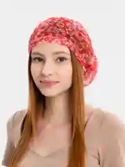 Алый шапка летняя