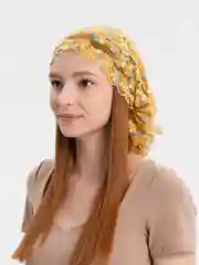 Горчичный шапка летняя