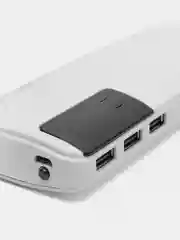 Белый внешний аккумулятор Power Bank Demaco 20000
