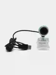 Зеленый веб-камера CBR CW 830M, 0,3 МП, 640 х 480, USB 2.0 + 3.5 мм, Jack, микрофон