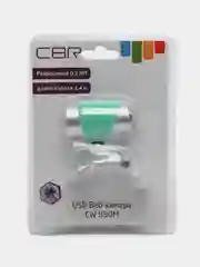 Зеленый веб-камера CBR CW 830M, 0,3 МП, 640 х 480, USB 2.0 + 3.5 мм, Jack, микрофон