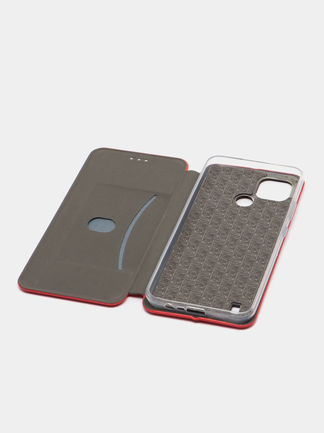 Красный чехол-книжка для Realme C21