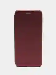 Бордовый чехол-книжка для Realme C21