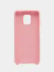Розовый силиконовый чехол Silicone Case для Redmi Note 9S/Note 9 Pro