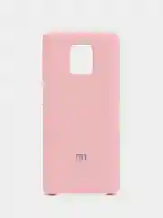 Розовый силиконовый чехол Silicone Case для Redmi Note 9S/Note 9 Pro