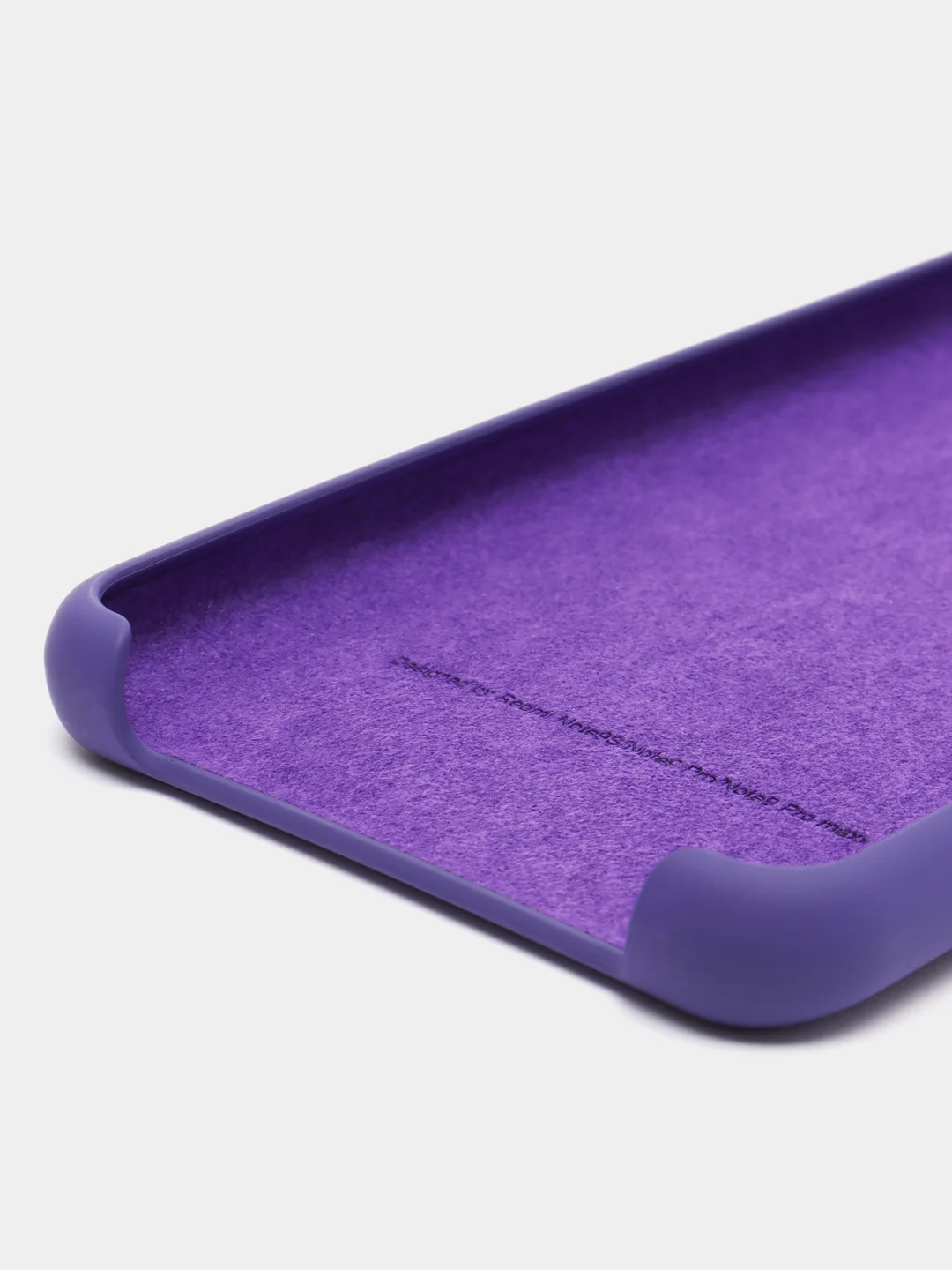 Индиго силиконовый чехол Silicone Case для Redmi Note 9S/Note 9 Pro