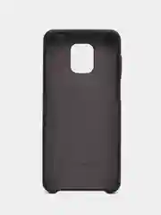 Черный силиконовый чехол Silicone Case для Redmi Note 9S/Note 9 Pro