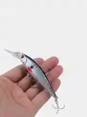 Голубой рыболовный воблер "Минноу" (Minnow), 8 см, 9,5 г, 8 цветов