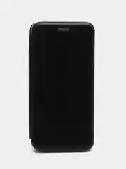 Черный чехол-книжка для Samsung S11E/S20 6.2" (Самсунг галакси с11е), золотой и черный цвета
