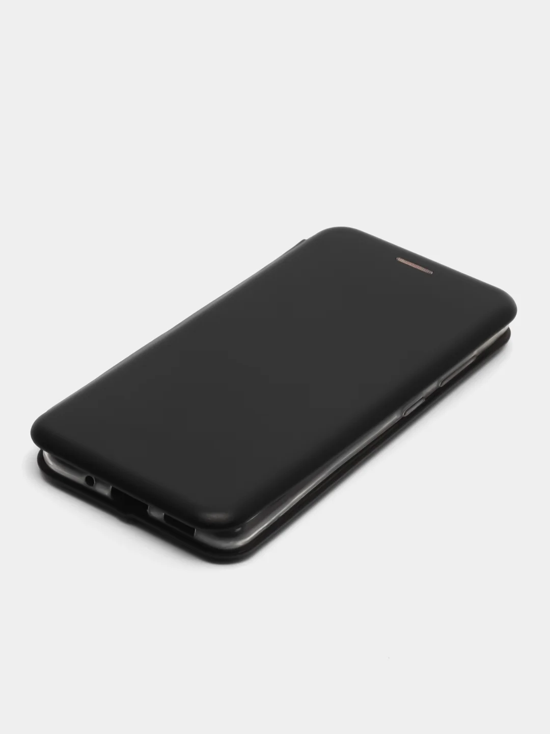 Черный чехол-книжка для Samsung S11E/S20 6.2" (Самсунг галакси с11е), золотой и черный цвета