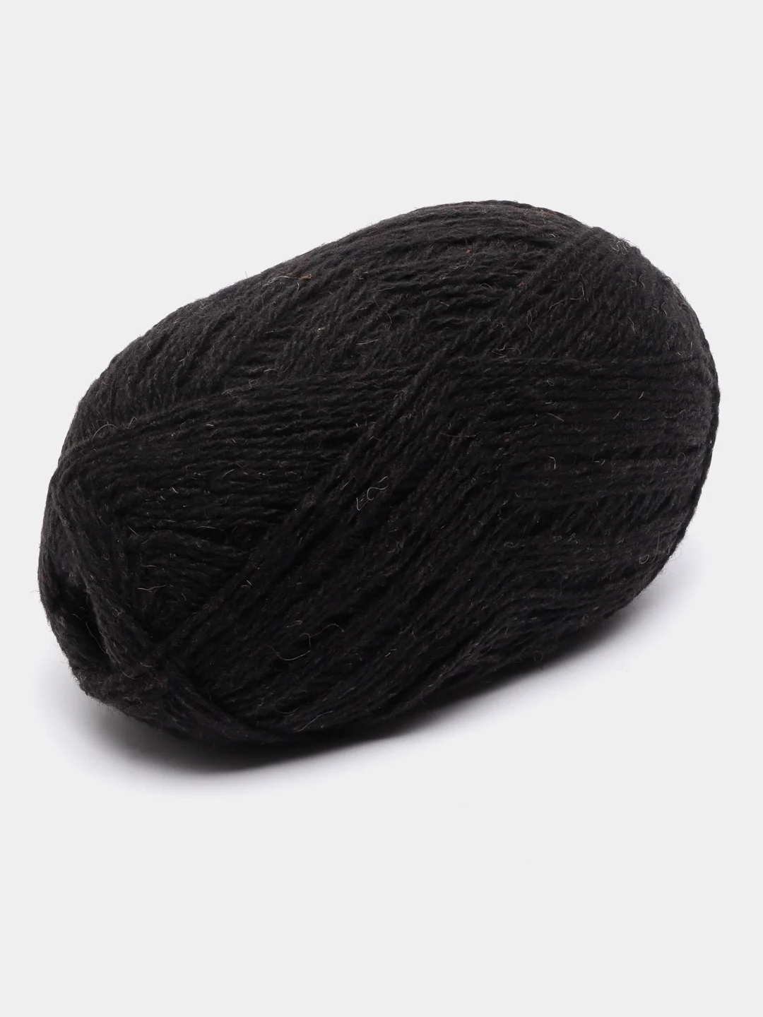Черный пряжа Elsa classic, 80% шерсть овечья, 20% акрил, 625 м, 250 г