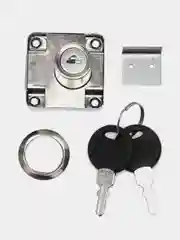Замок мебельный для ДСП, 2 ключа