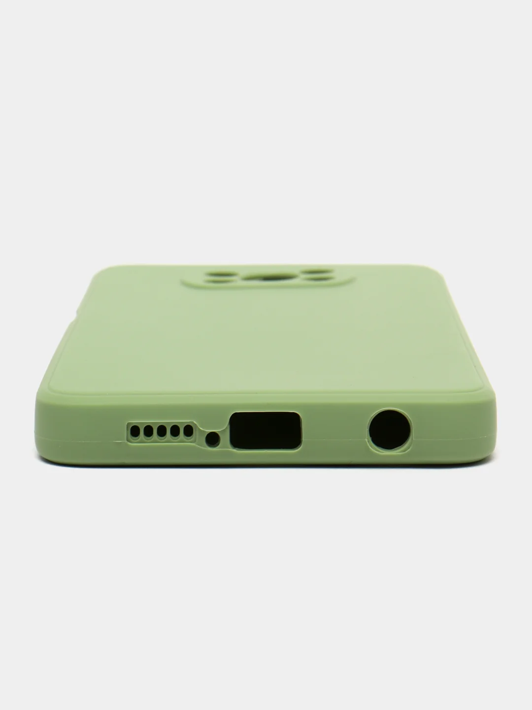 Зеленый чехол для Xiaomi Poco X3 NFC, Poco X3 Pro (Сяоми Поко Икс3 нфс, Икс3 Про), силиконовый
