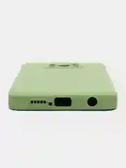 Зеленый чехол для Xiaomi Poco X3 NFC, Poco X3 Pro (Сяоми Поко Икс3 нфс, Икс3 Про), силиконовый