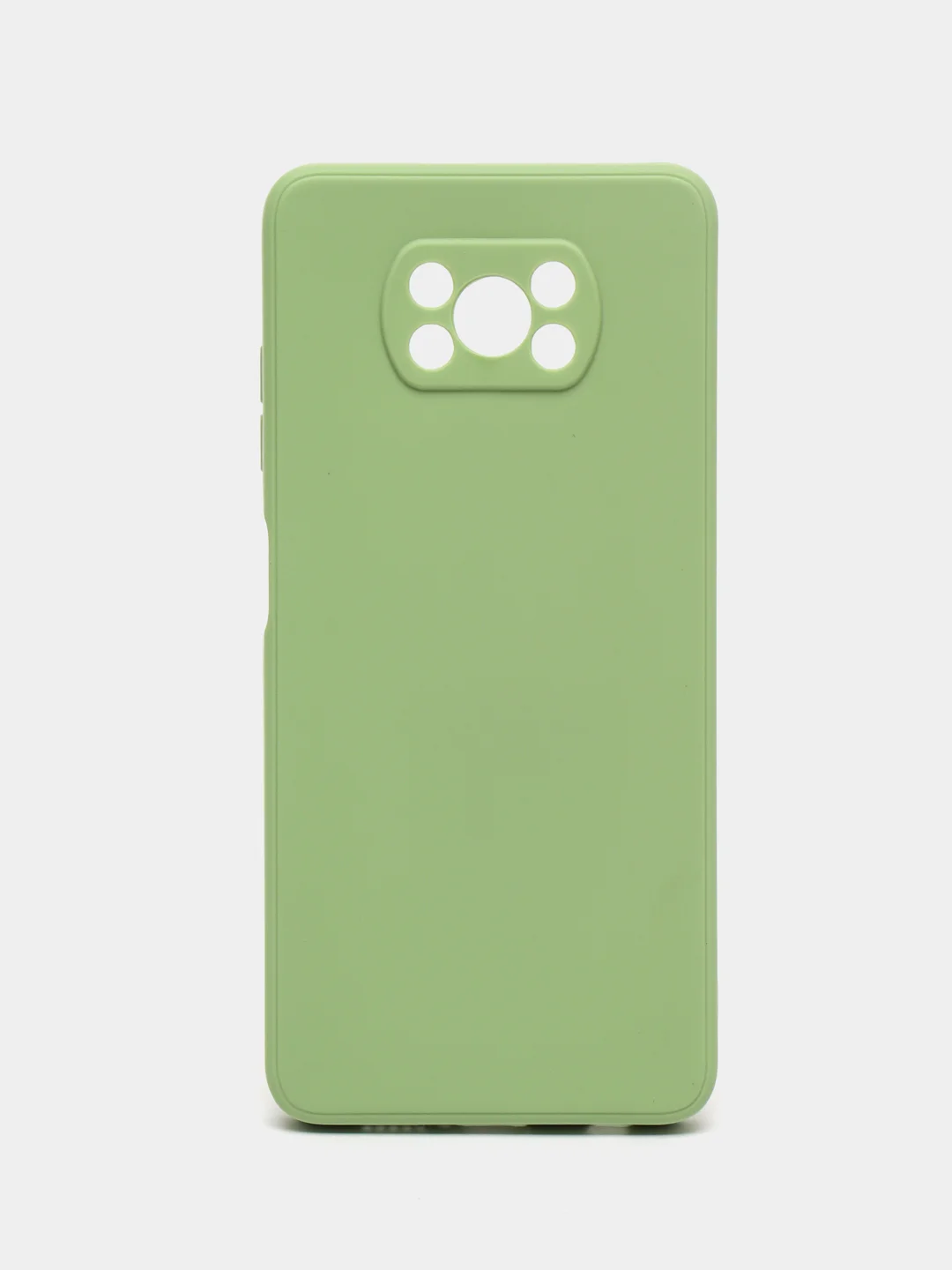 Зеленый чехол для Xiaomi Poco X3 NFC, Poco X3 Pro (Сяоми Поко Икс3 нфс, Икс3 Про), силиконовый