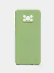 Зеленый чехол для Xiaomi Poco X3 NFC, Poco X3 Pro (Сяоми Поко Икс3 нфс, Икс3 Про), силиконовый