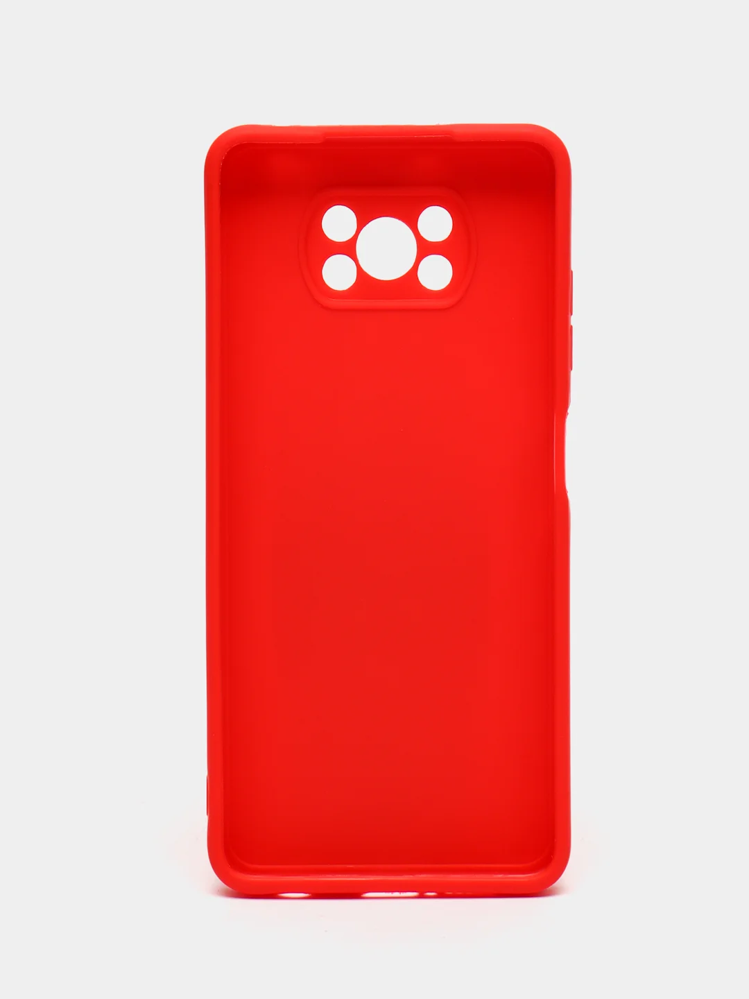 Красный чехол для Xiaomi Poco X3 NFC, Poco X3 Pro (Сяоми Поко Икс3 нфс, Икс3 Про), силиконовый