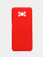 Красный чехол для Xiaomi Poco X3 NFC, Poco X3 Pro (Сяоми Поко Икс3 нфс, Икс3 Про), силиконовый