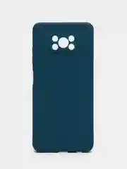 Синий чехол для Xiaomi Poco X3 NFC, Poco X3 Pro (Сяоми Поко Икс3 нфс, Икс3 Про), силиконовый