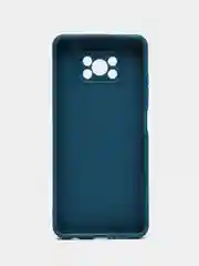 Синий чехол для Xiaomi Poco X3 NFC, Poco X3 Pro (Сяоми Поко Икс3 нфс, Икс3 Про), силиконовый