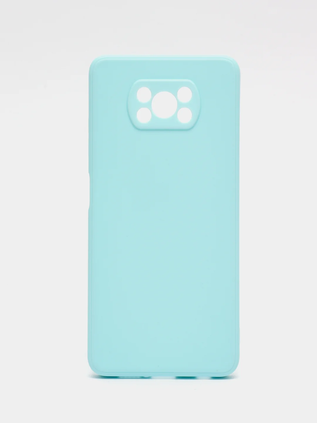 Голубой чехол для Xiaomi Poco X3 NFC, Poco X3 Pro (Сяоми Поко Икс3 нфс, Икс3 Про), силиконовый