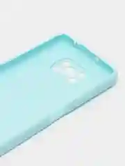 Голубой чехол для Xiaomi Poco X3 NFC, Poco X3 Pro (Сяоми Поко Икс3 нфс, Икс3 Про), силиконовый