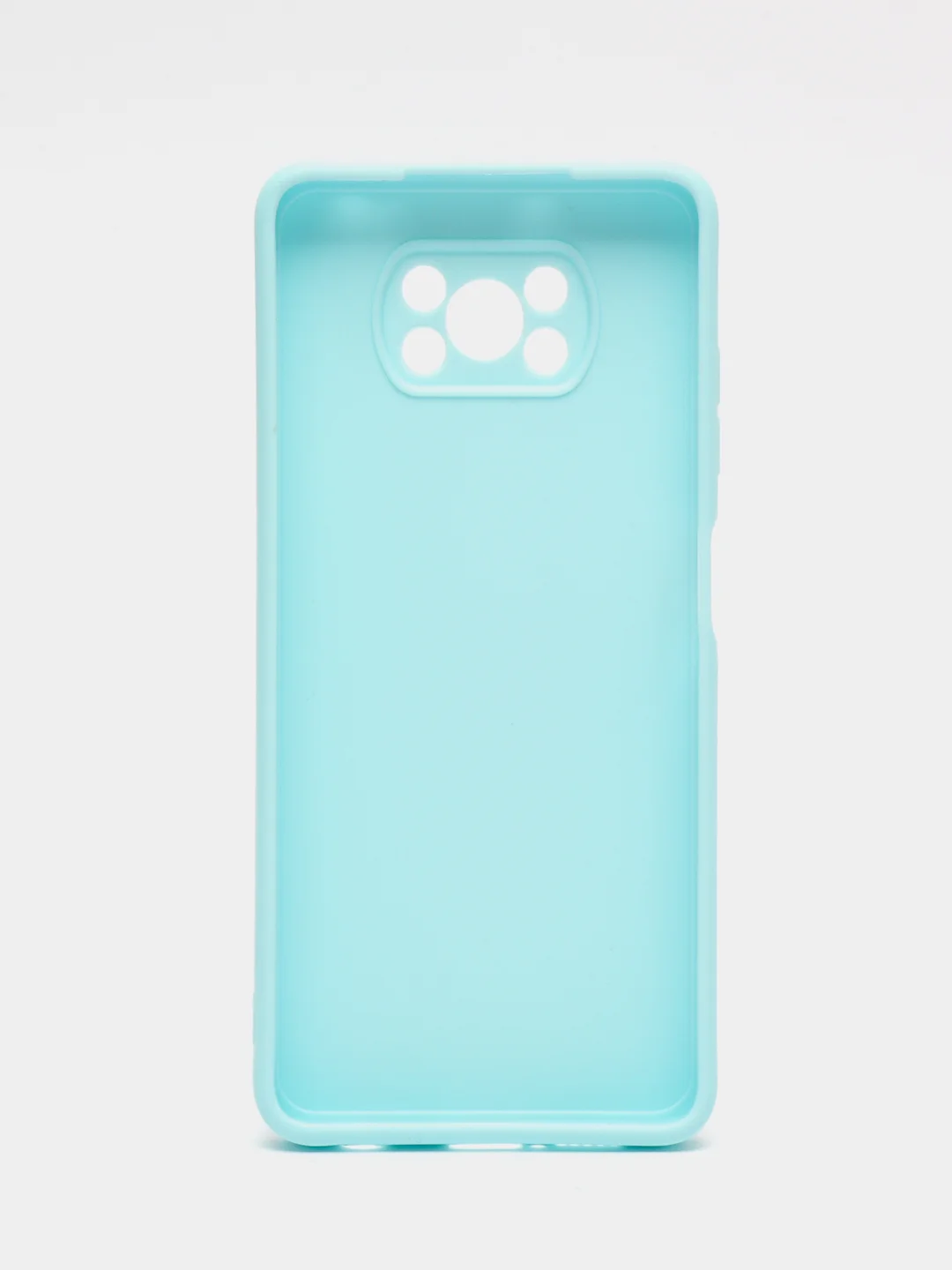 Голубой чехол для Xiaomi Poco X3 NFC, Poco X3 Pro (Сяоми Поко Икс3 нфс, Икс3 Про), силиконовый