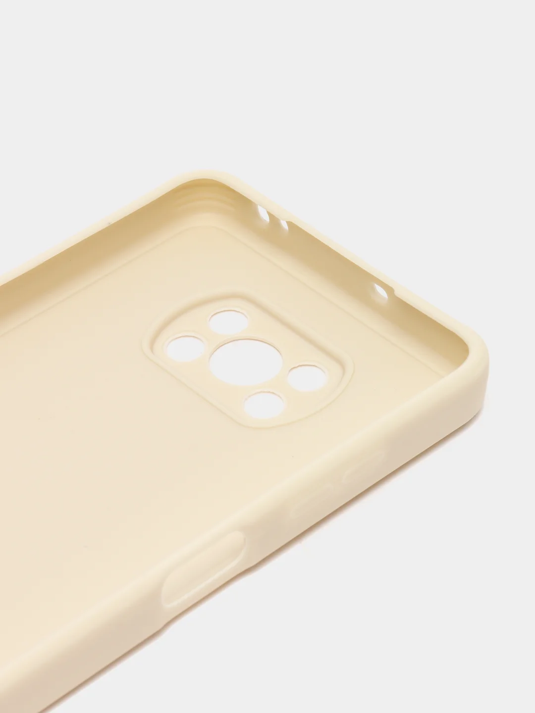 Молочный чехол для Xiaomi Poco X3 NFC, Poco X3 Pro (Сяоми Поко Икс3 нфс, Икс3 Про), силиконовый