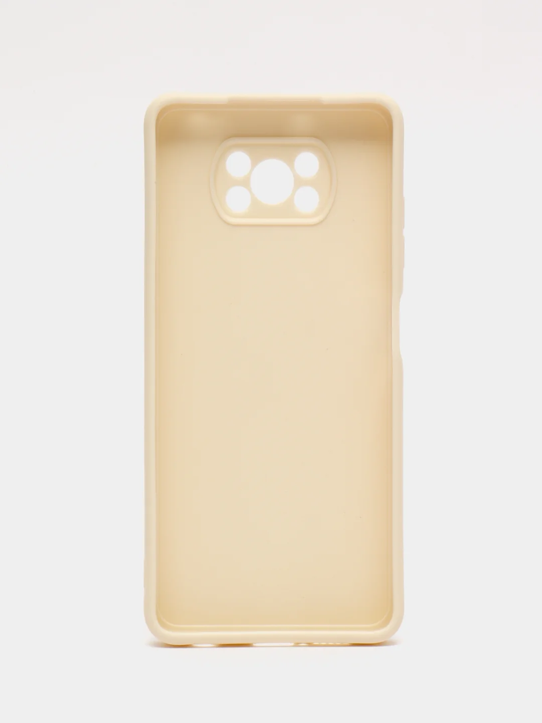 Молочный чехол для Xiaomi Poco X3 NFC, Poco X3 Pro (Сяоми Поко Икс3 нфс, Икс3 Про), силиконовый