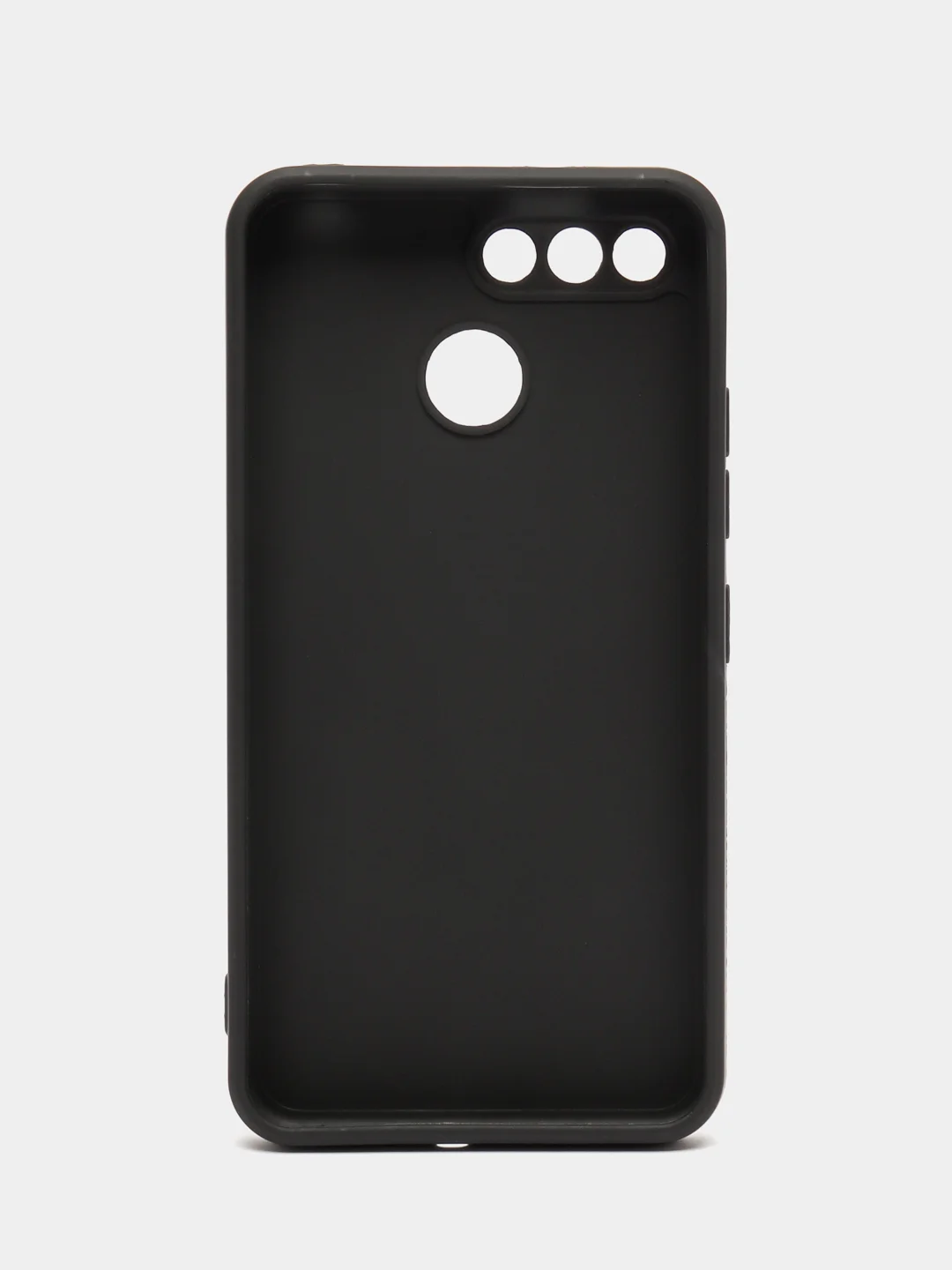 Черный чехол для Itel A25 (Ител А25), силиконовый, матовый, с защитой камеры