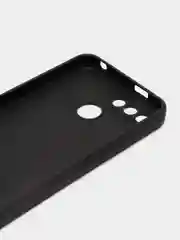 Черный чехол для Itel A25 (Ител А25), силиконовый, матовый, с защитой камеры