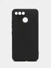 Черный чехол для Itel A25 (Ител А25), силиконовый, матовый, с защитой камеры