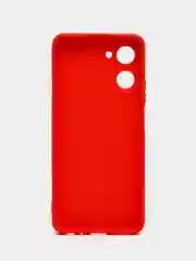 Красный чехол для Realme 10 Pro (Реалми 10 Про) силиконовый, цветной, матовый